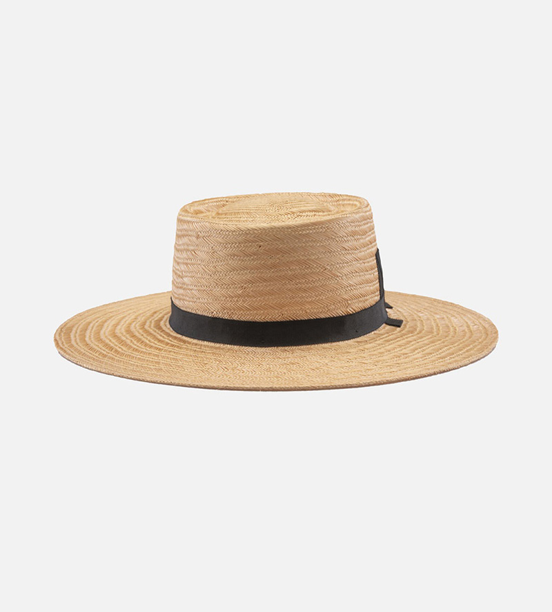 VENUS Sieal Hemp Womens Wide Brim Straw Hat Navajowhite