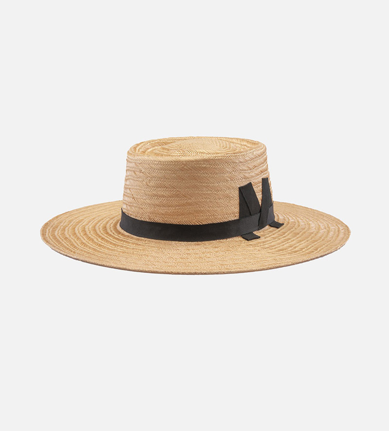 VENUS Sieal Hemp Womens Wide Brim Straw Hat Navajowhite