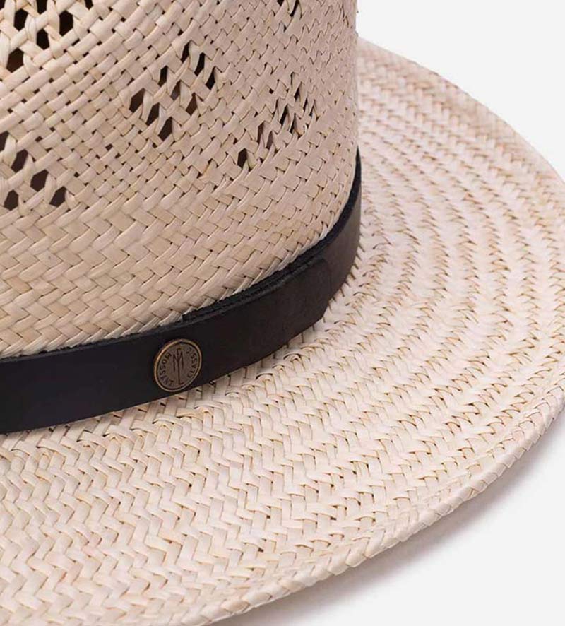 hatband of cool straw hat