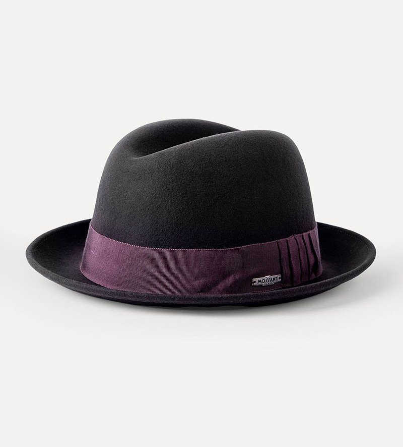 Snap Short Brim Fedora Hat For Mens