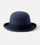 Short Brim Wool And Cashmere Mens Bowler Hat