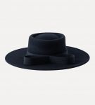 Mossant Wide Brim Pork Pie Hat For Women Popular Style