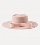 Mossant Wide Brim Wool Fedora For Women Fashion Style Hat