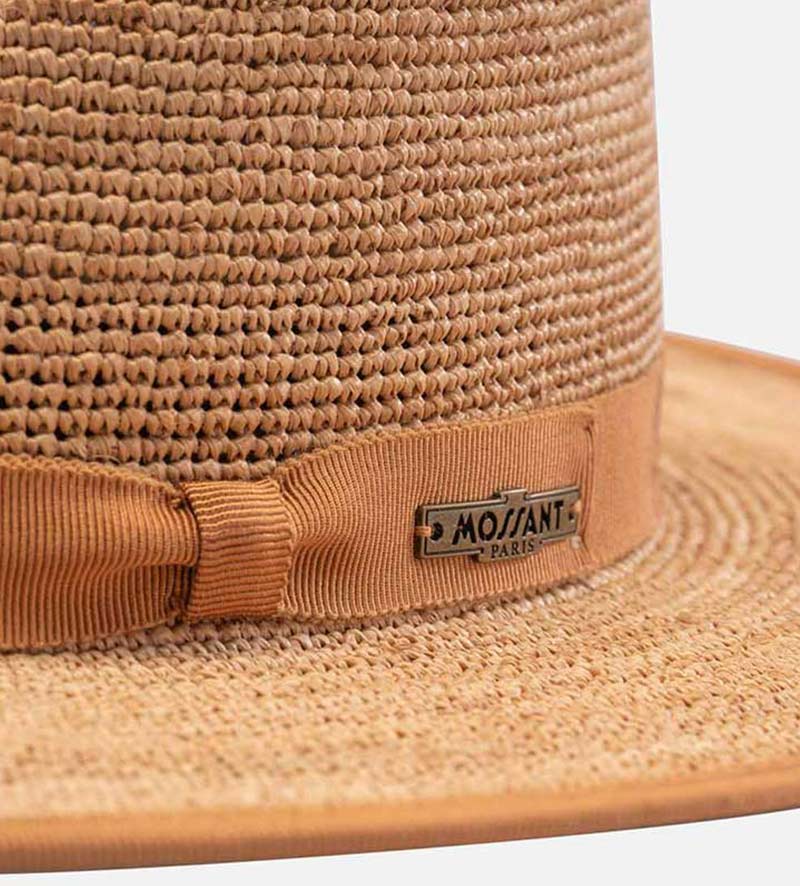hatband of mens straw beach hat