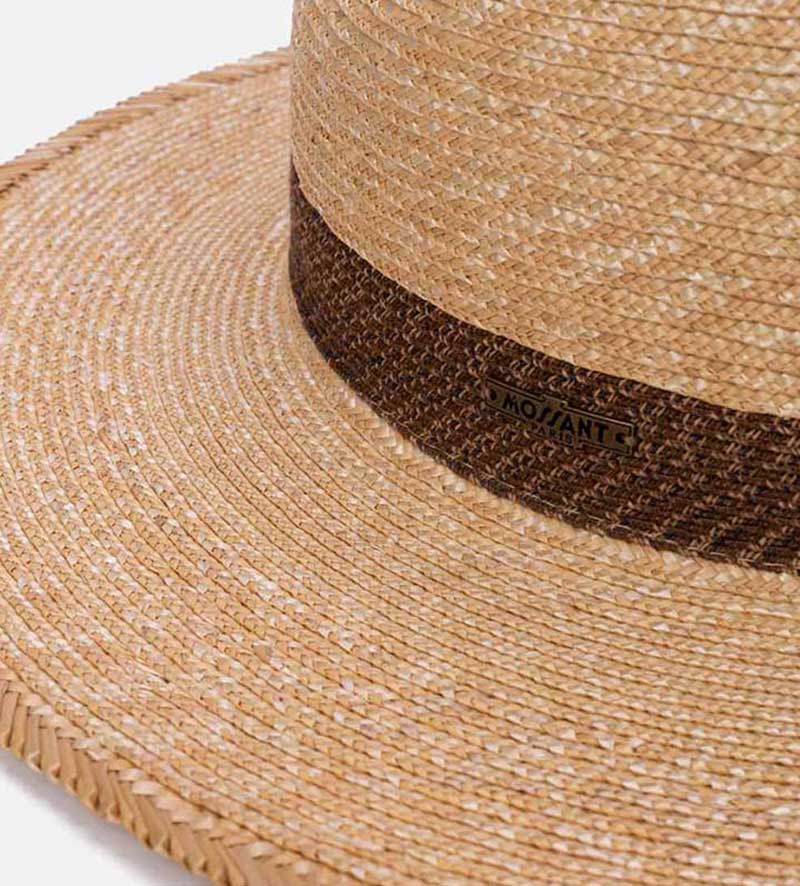 hatband of mens straw fedora