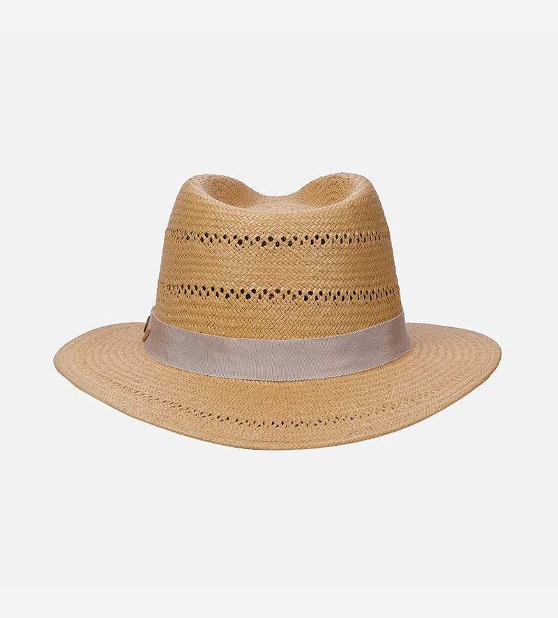 back view of 3BU Toyo paper straw hat