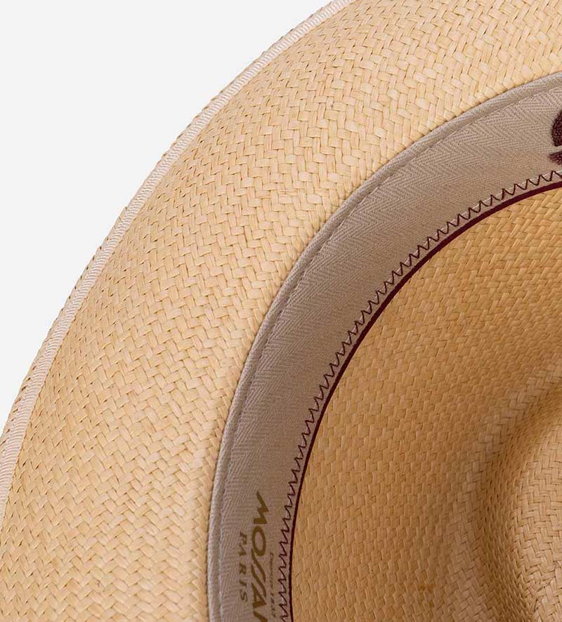detail of panama sun hat
