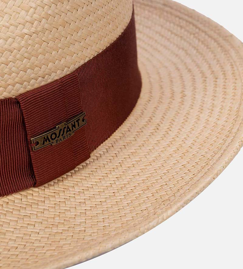 hatband of panama sun hat