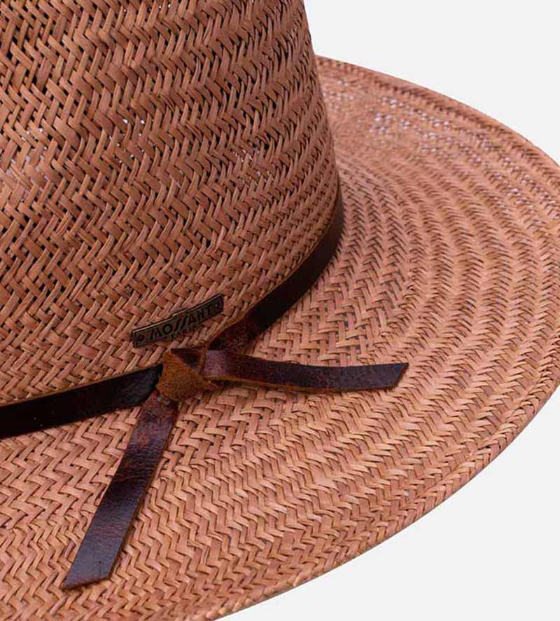 hatband of mens summer straw hat