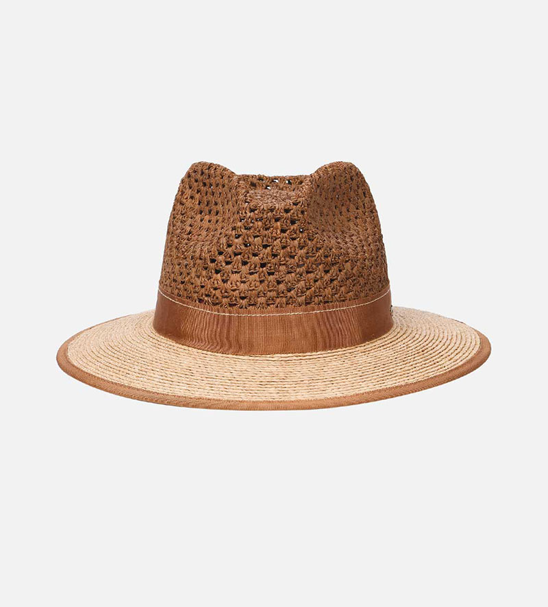 front view of summer fedora