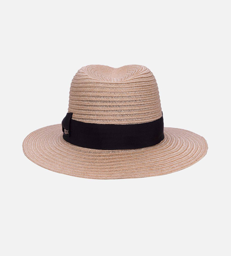 back view of travel sun hat
