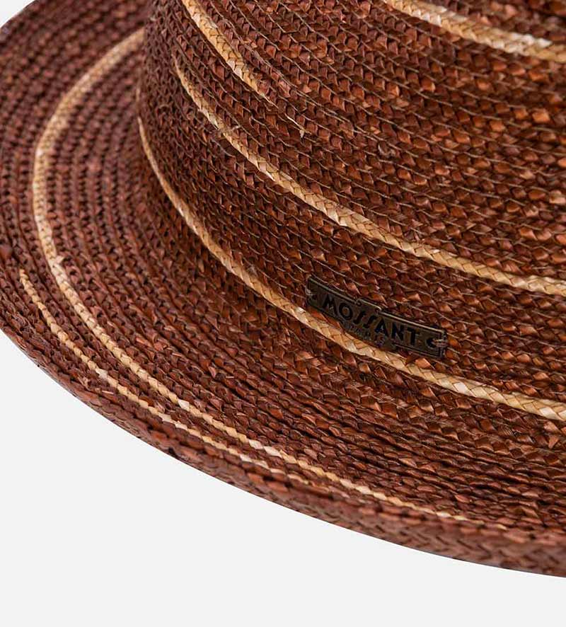 hatband detail of roll up sun hat