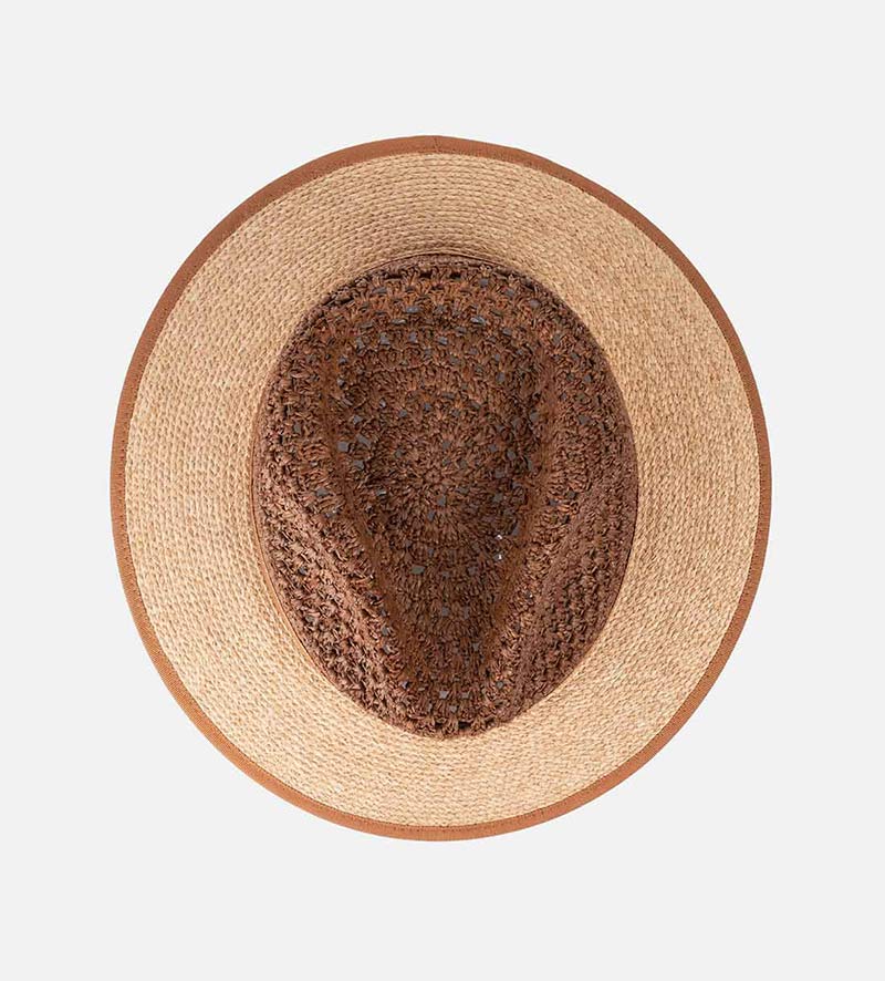 top view of summer fedora