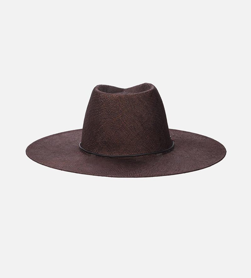 back view of wide brim sun hat