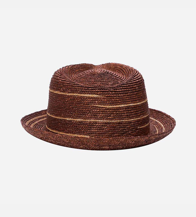 oblique view of roll up sun hat