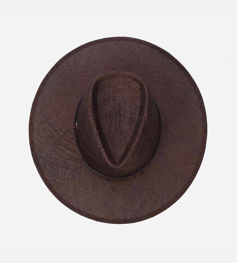 top view of wide brim sun hat