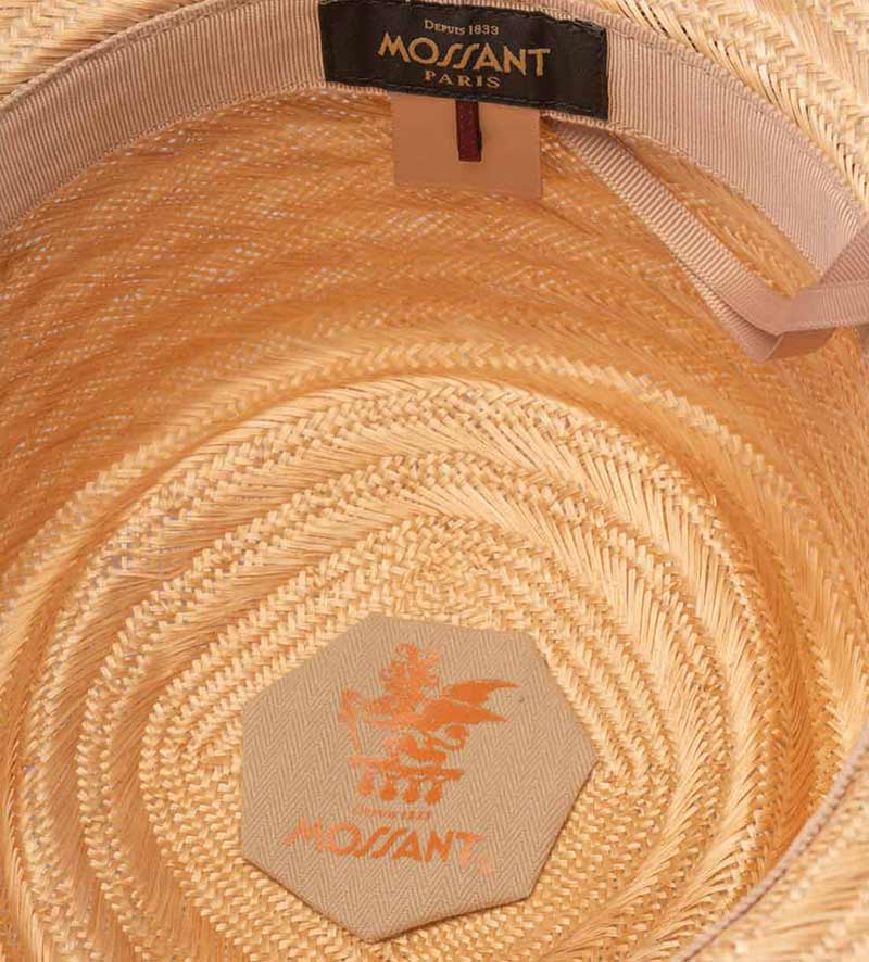 VENUS Sieal Hemp Womens Wide Brim Straw Hat Navajowhite