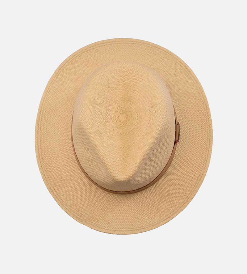 inside view of outdoor straw hat