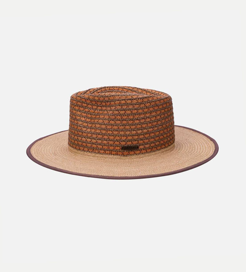 side view of wide brim outdoor sun hat