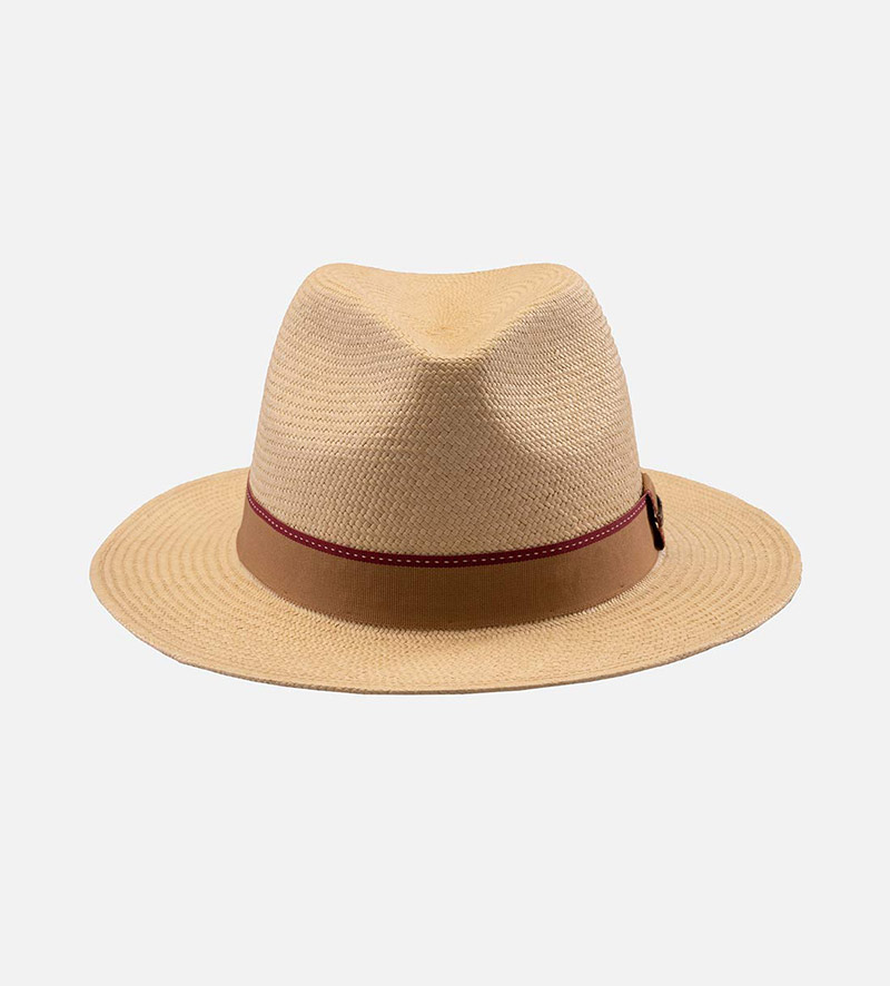 front view of outdoor straw hat