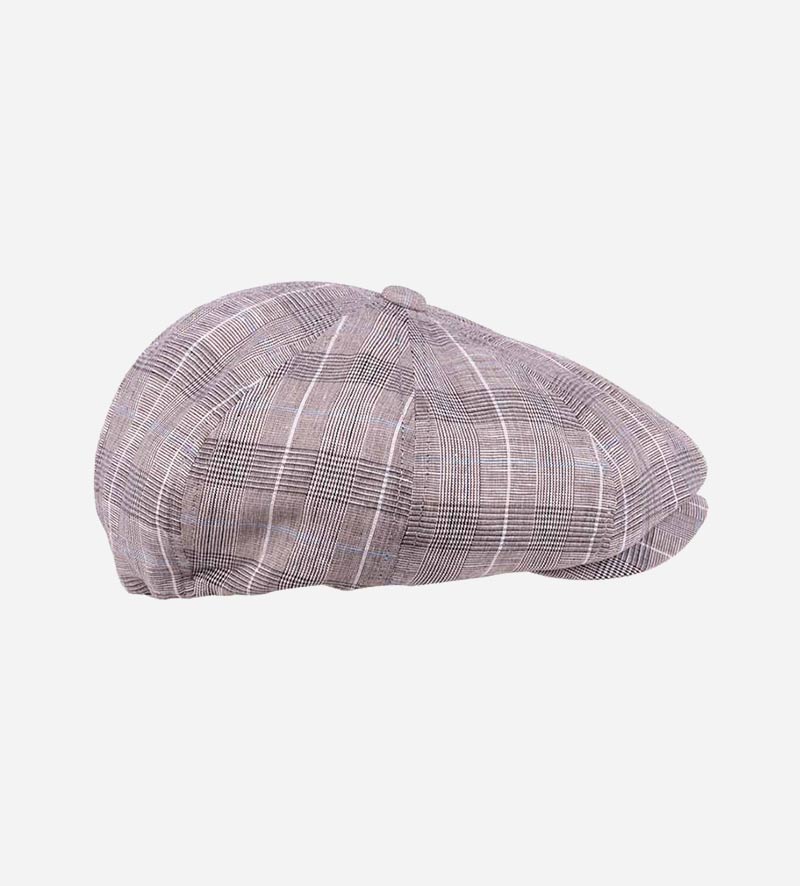 back view of mens newsboy cap