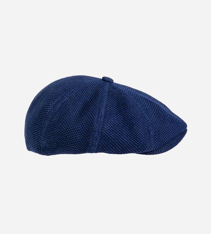 back view of newsboy flat cap