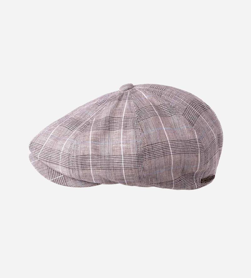 side view of mens newsboy cap