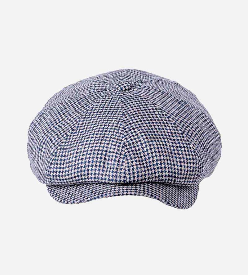 front view of summer newsboy cap