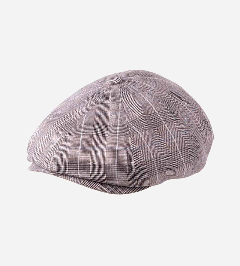 MARMOT Linen Mens Newsboy Cap Lightgray-Silver