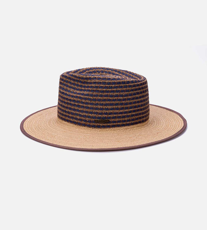 side view of mens wide brimmed sun hat