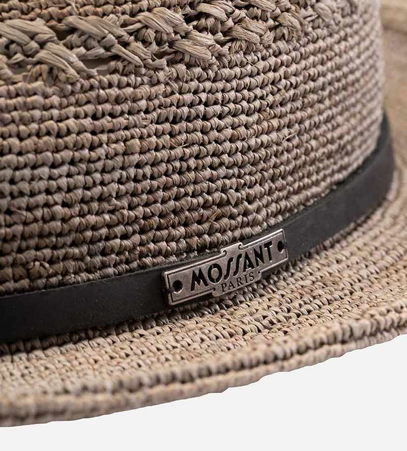 hatband detail of surf straw hat