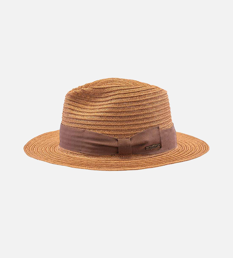 side view of hemp sun hat