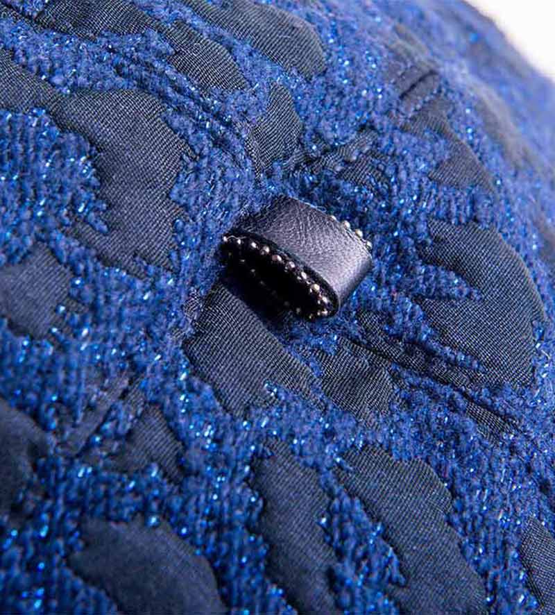 top view of womens beret