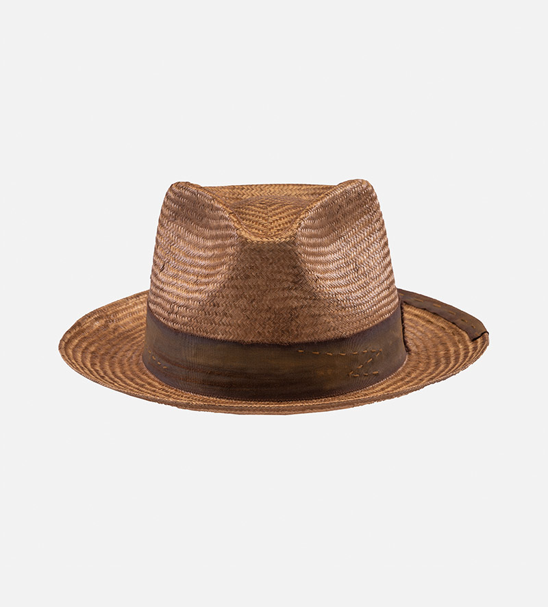 front view of straw hat