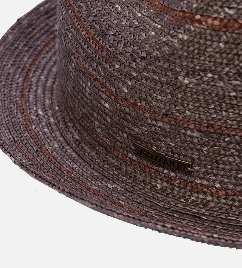 hatband detail of roll up sun hat