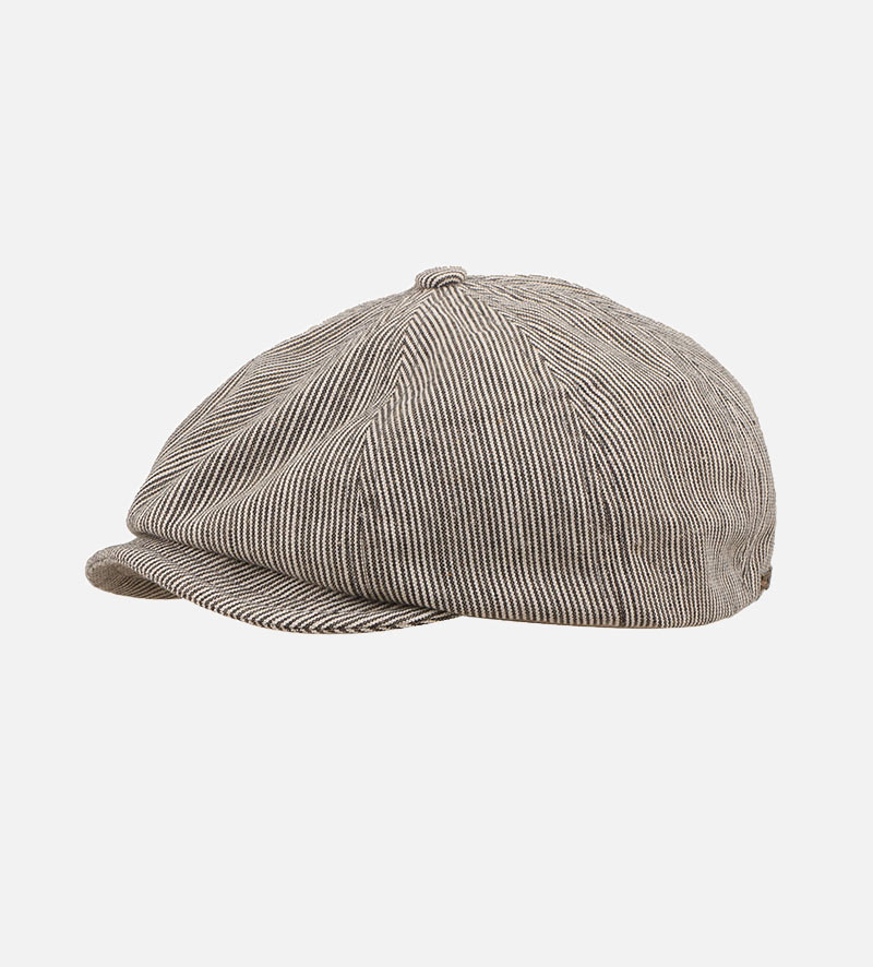 DIVO LINE-COTTON-POLYYESTER NEWSBOY CAP GRAY