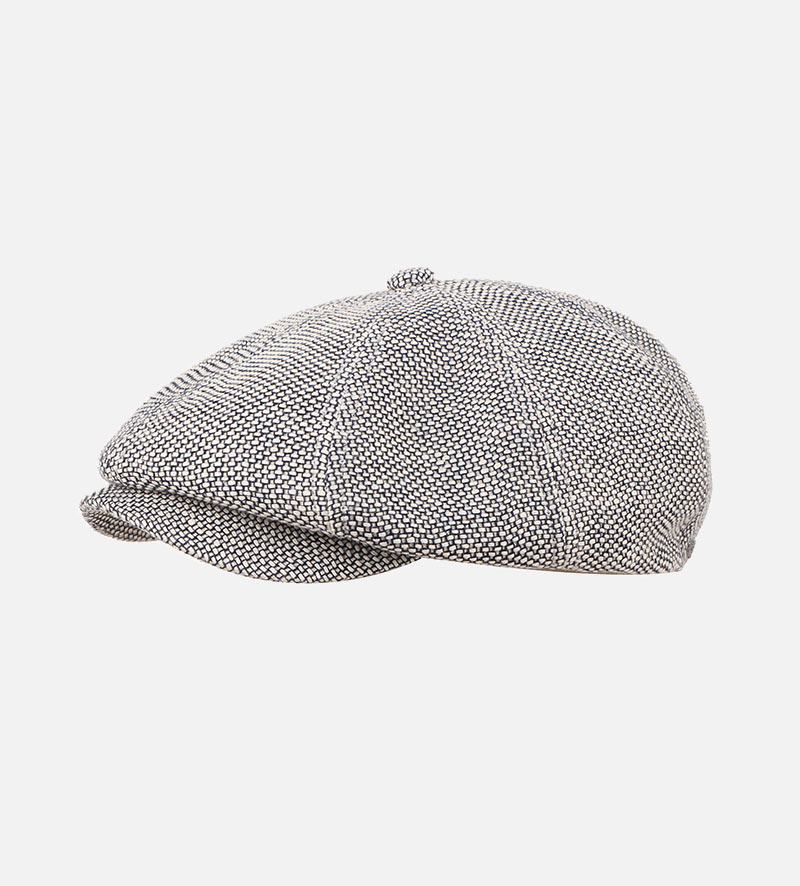 GABI LINEN-COTTON FLAT CAP SILVER