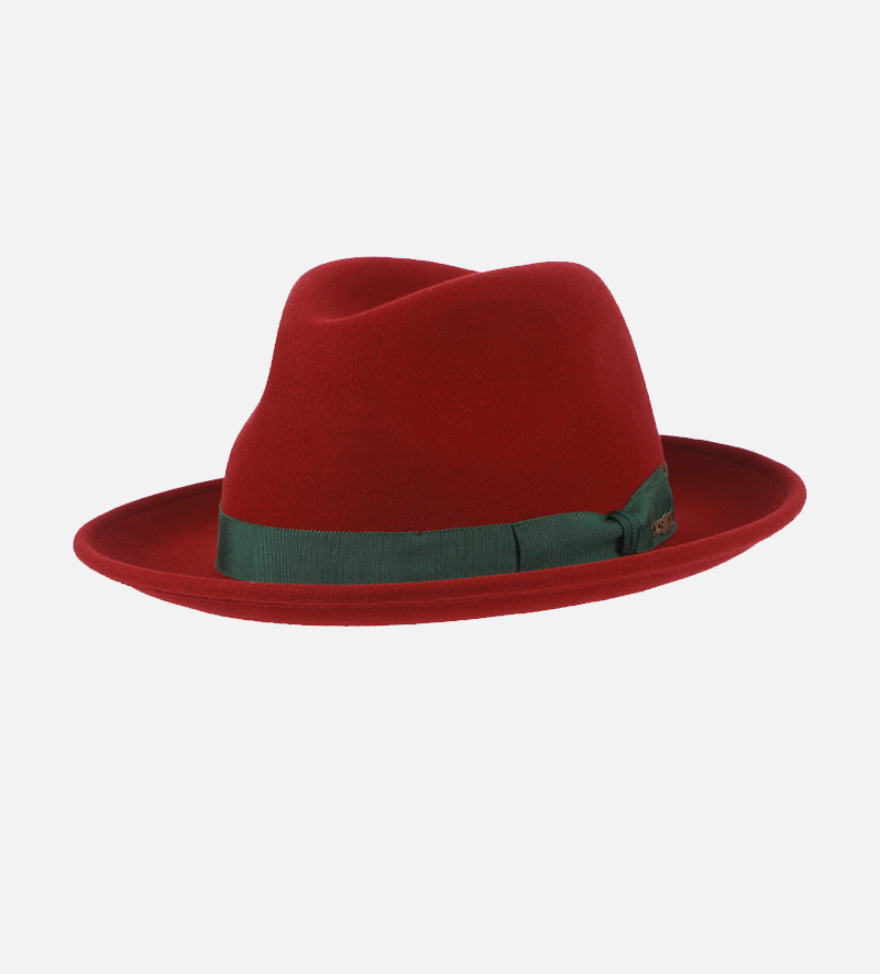 Wisley Fedora Felt Hat Syrah