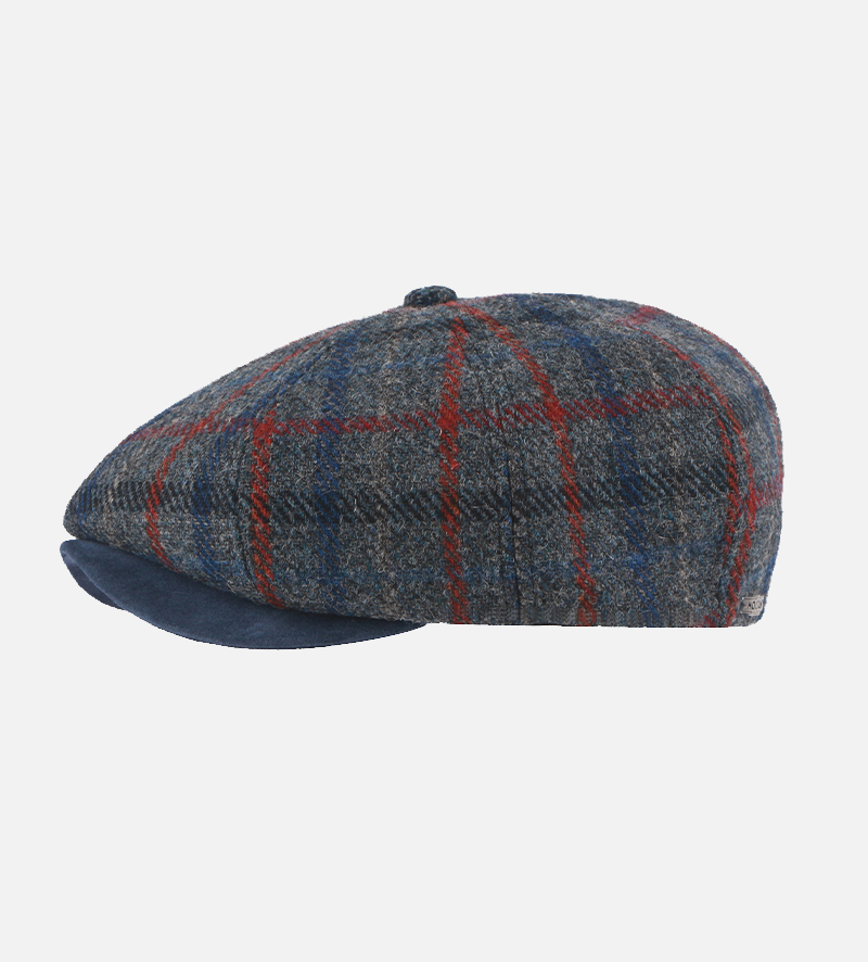 Edward Harris Tweed Newsboy Cap For Men